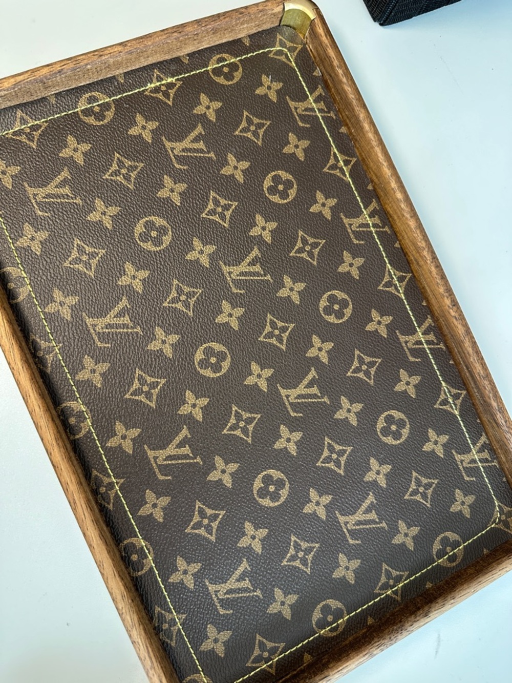Chic Louis Vuitton Monogram Canvas Serving Tray Accent Piece - Picture 2 of 6